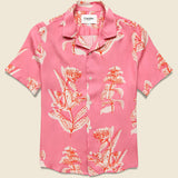Viscose Camp Shirt - Pink - Corridor - STAG Provisions - Tops - S/S Woven - Floral