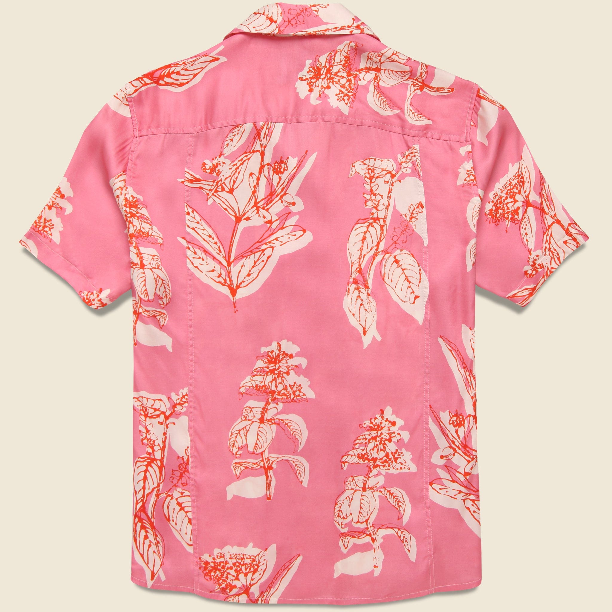 
                          Viscose Camp Shirt - Pink - Corridor - STAG Provisions - Tops - S/S Woven - Floral
                        