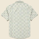 Check Jacquard Shirt - Blue - Corridor - STAG Provisions - Tops - S/S Woven - Other Pattern