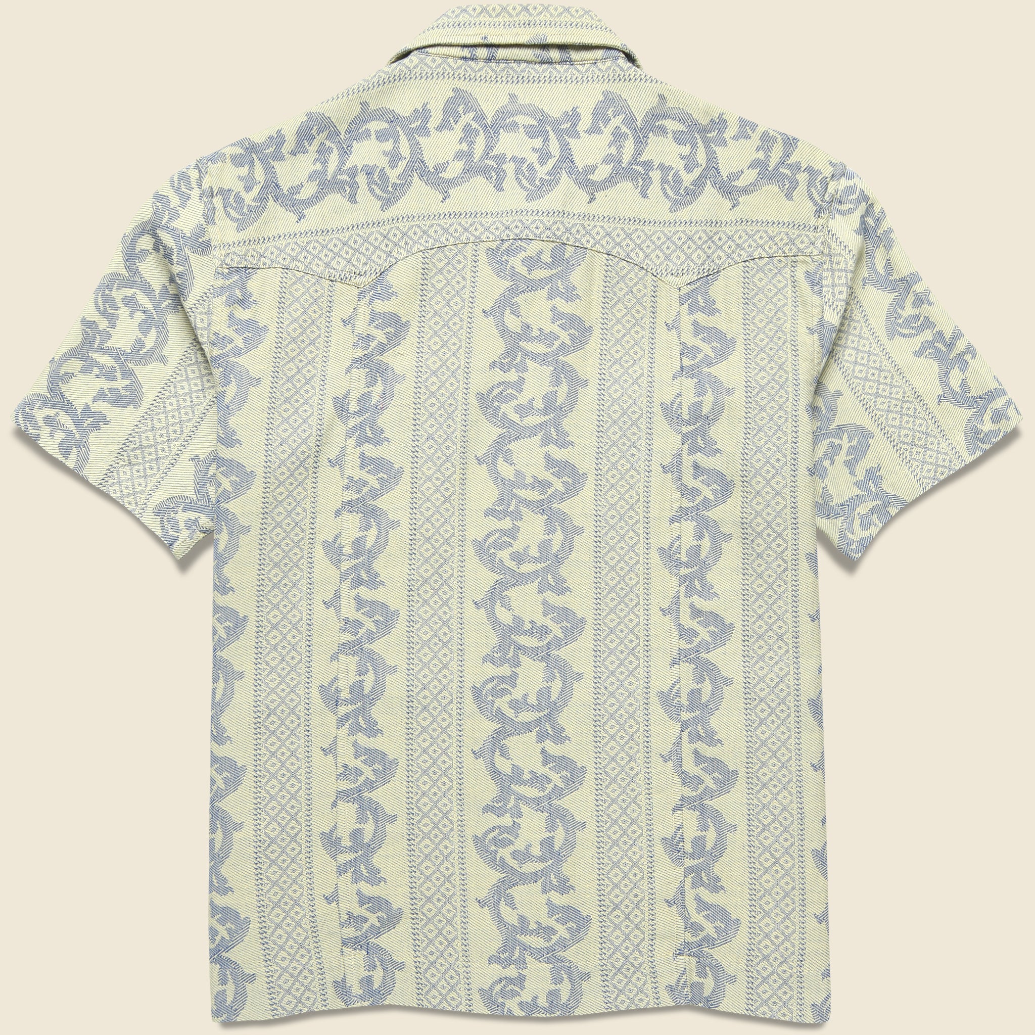 Jakarta Summer Shirt - Natural - Corridor - STAG Provisions - Tops - S/S Woven - Other Pattern