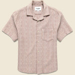 Rainbow Weave Camp Shirt - Pink - Corridor - STAG Provisions - Tops - S/S Woven - Other Pattern