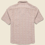 Rainbow Weave Camp Shirt - Pink - Corridor - STAG Provisions - Tops - S/S Woven - Other Pattern