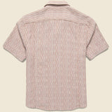 Rainbow Weave Camp Shirt - Pink - Corridor - STAG Provisions - Tops - S/S Woven - Other Pattern