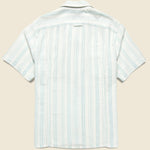 Skip Stripe Camp Shirt - Natural - Corridor - STAG Provisions - Tops - S/S Woven - Stripe