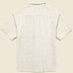 Floral Eyelet Shirt - Natural - Corridor - STAG Provisions - Tops - S/S Woven - Other Pattern