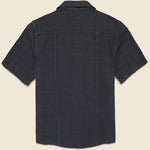 Washed Dobby Shirt - Black - Corridor - STAG Provisions - Tops - S/S Woven - Solid