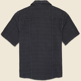 Washed Dobby Shirt - Black - Corridor - STAG Provisions - Tops - S/S Woven - Solid