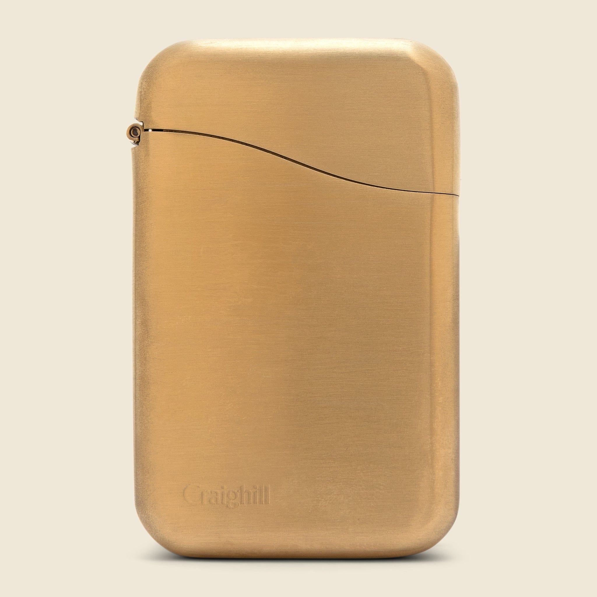 Summit Card Case - Brass