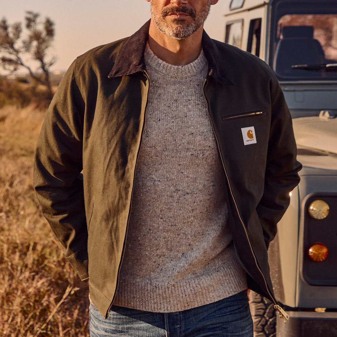 carhartt detroit jacket tobacco WIP Zip OG Embrace a versatile style that transitions effortlessly from day to night CARHARTT WIP Detroit Jacket -