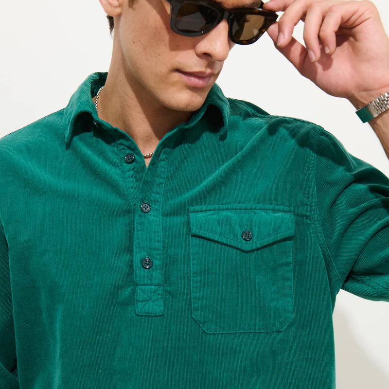 
                          Popover Cord Shirt - Jadeite
                        