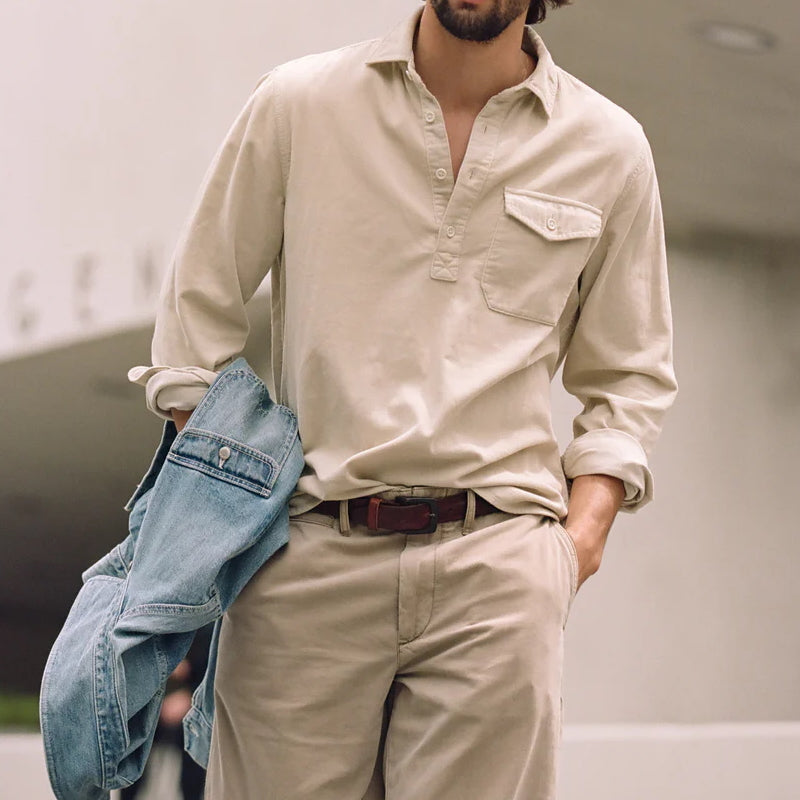 
                          Popover Cord Shirt - Putty
                        
