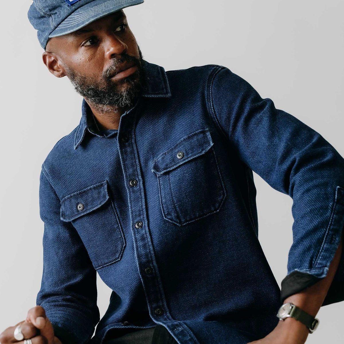 Division Shirt - Indigo - Taylor Stitch - STAG Provisions - Tops - L/S Woven - Solid