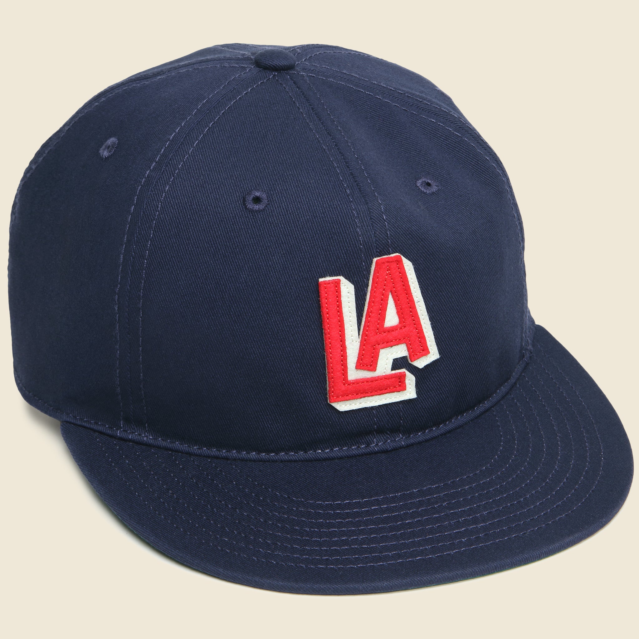 LA Angels 1942 PCL Cotton Hat - Navy - Ebbets Field Flannels - STAG Provisions - Accessories - Hats