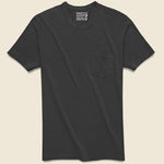 Garment Dyed Pocket Tee - Washed Black - Faherty - STAG Provisions - Tops - S/S Tee