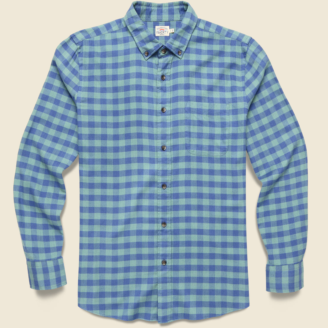 Faherty All Time Shirt - Moss Cove Gingham