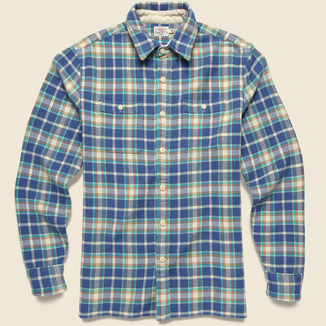 Faherty Surf Flannel - Landing Point Plaid