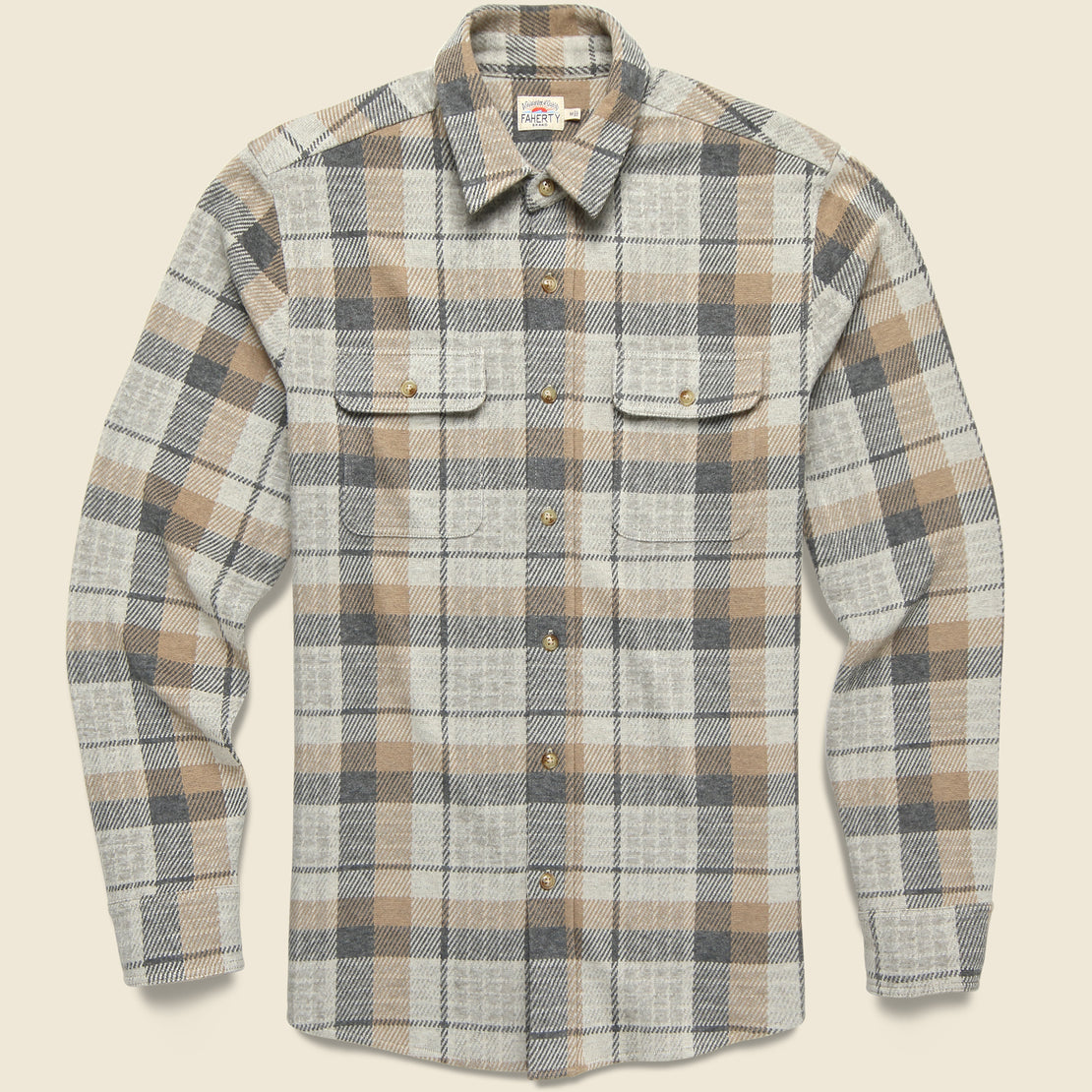 Faherty Legend Sweater Shirt - Western Outpost Plaid