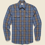 Legend Sweater Shirt - Alpine Lake Plaid - Faherty - STAG Provisions - Tops - L/S Woven - Plaid