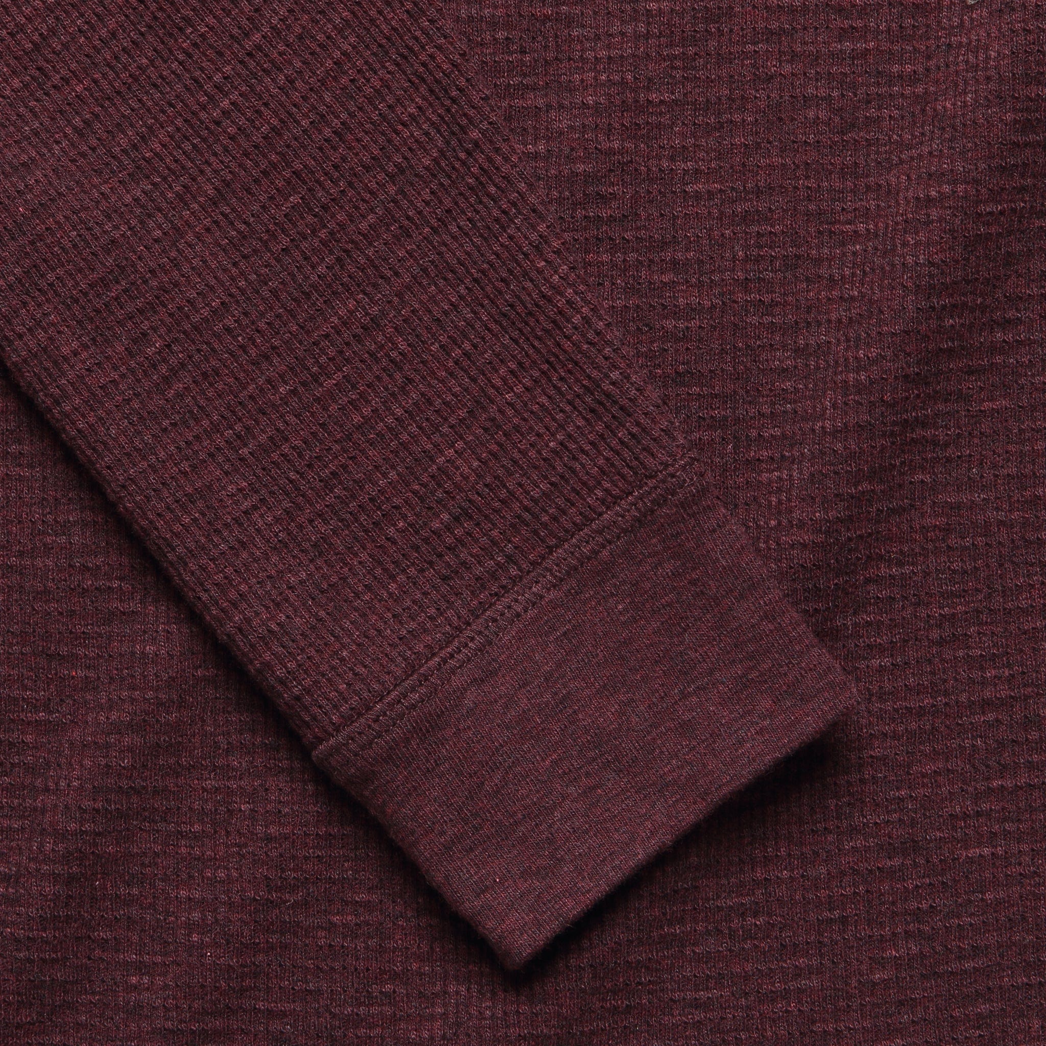 
                          Thermal Surplus Crew - Deep Merlot Heather - Faherty - STAG Provisions - Tops - L/S Knit
                        