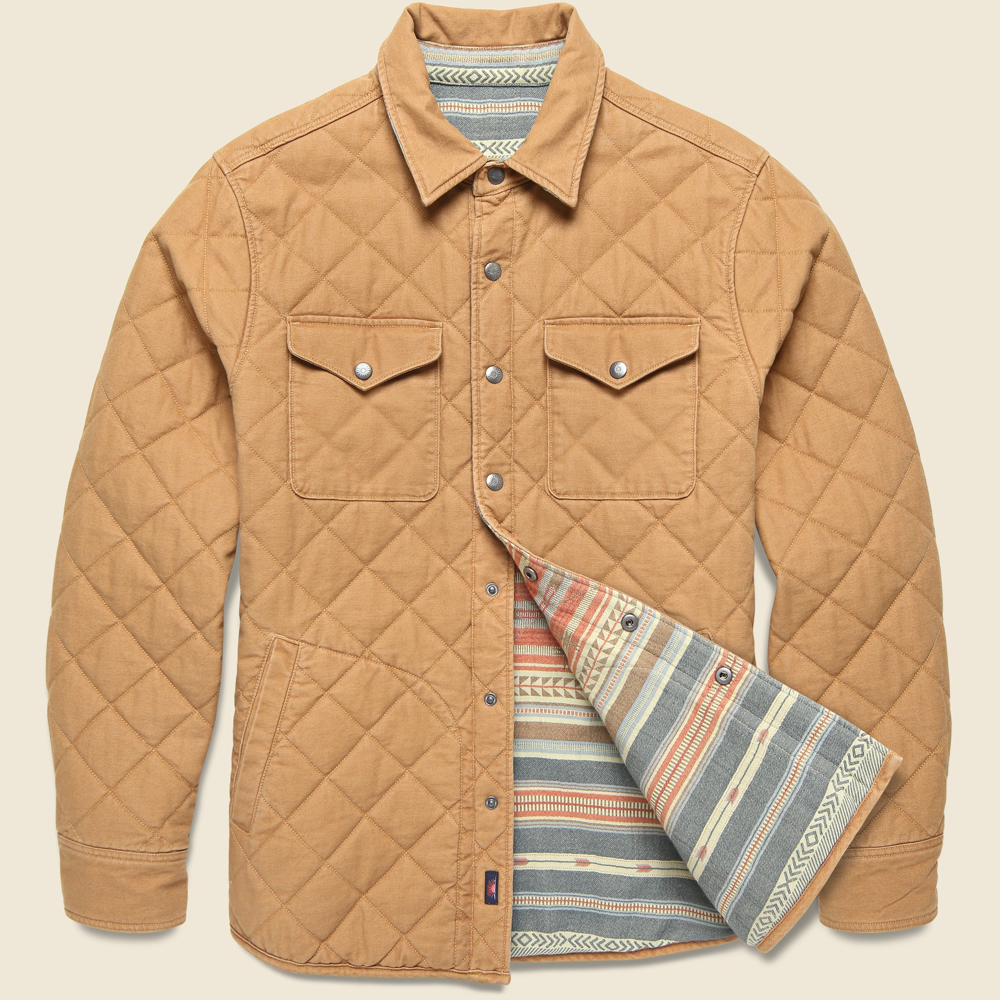 
                          Reversible Bondi Jacket - Dried Palm/El Dorado - Faherty - STAG Provisions - Outerwear - Coat / Jacket
                        