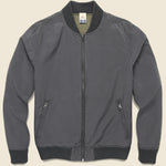 Reversible Surplus Bomber - Charcoal / Sage - Faherty - STAG Provisions - Outerwear - Coat / Jacket