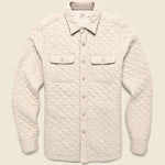 Epic Quilted Fleece CPO - Oatmeal - Faherty - STAG Provisions - Outerwear - Shirt Jacket