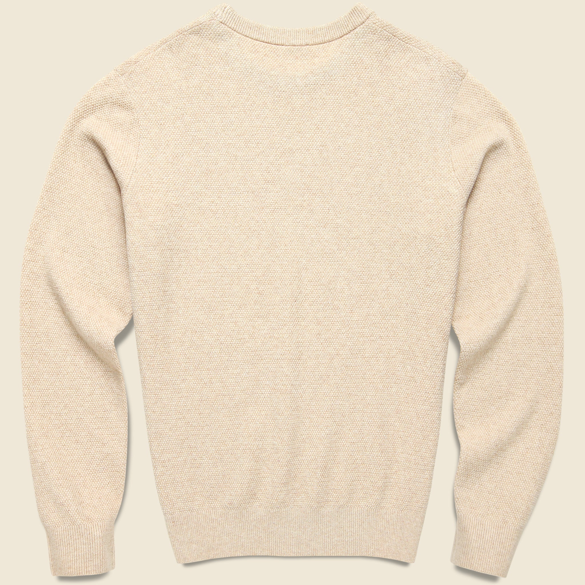 
                          Jackson Crew Sweater - Seaport Sand Heather - Faherty - STAG Provisions - Tops - Sweater
                        