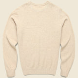 Jackson Crew Sweater - Seaport Sand Heather - Faherty - STAG Provisions - Tops - Sweater