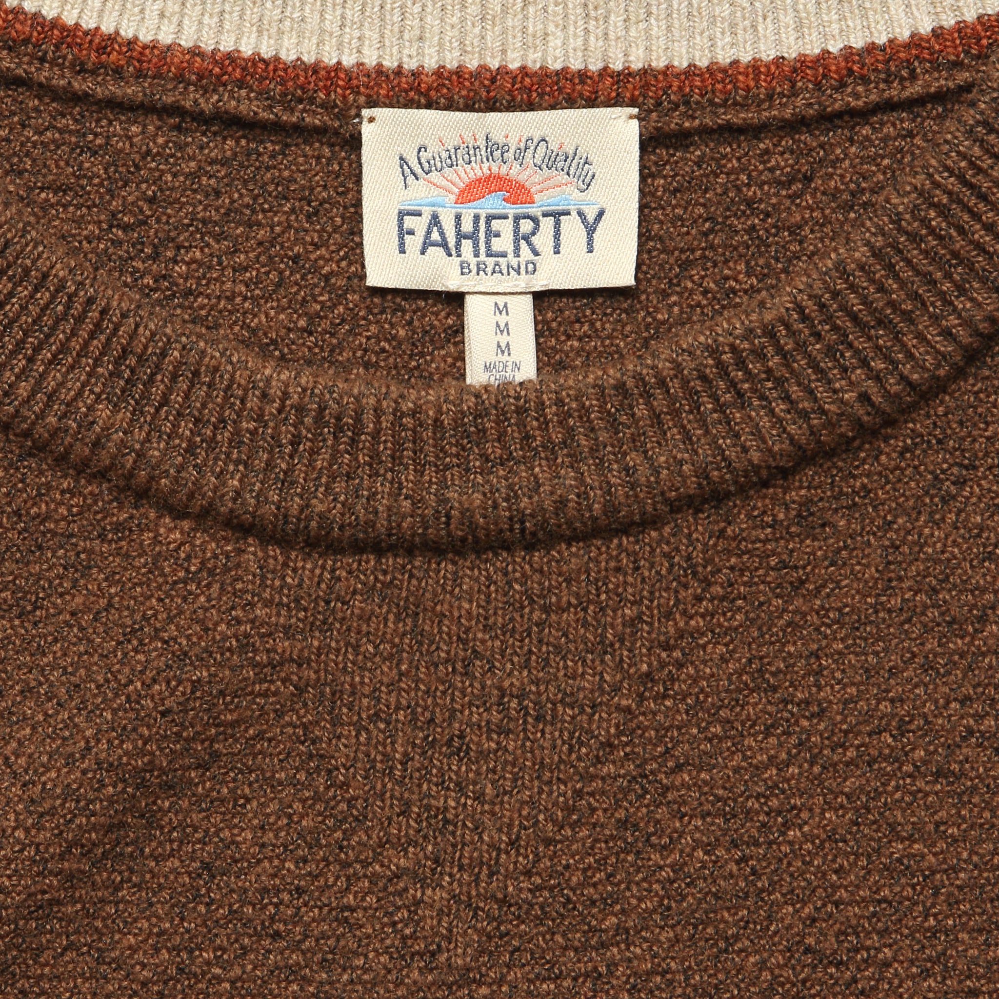 
                          Jackson Crew Sweater - Trail Brown Heather - Faherty - STAG Provisions - Tops - Sweater
                        