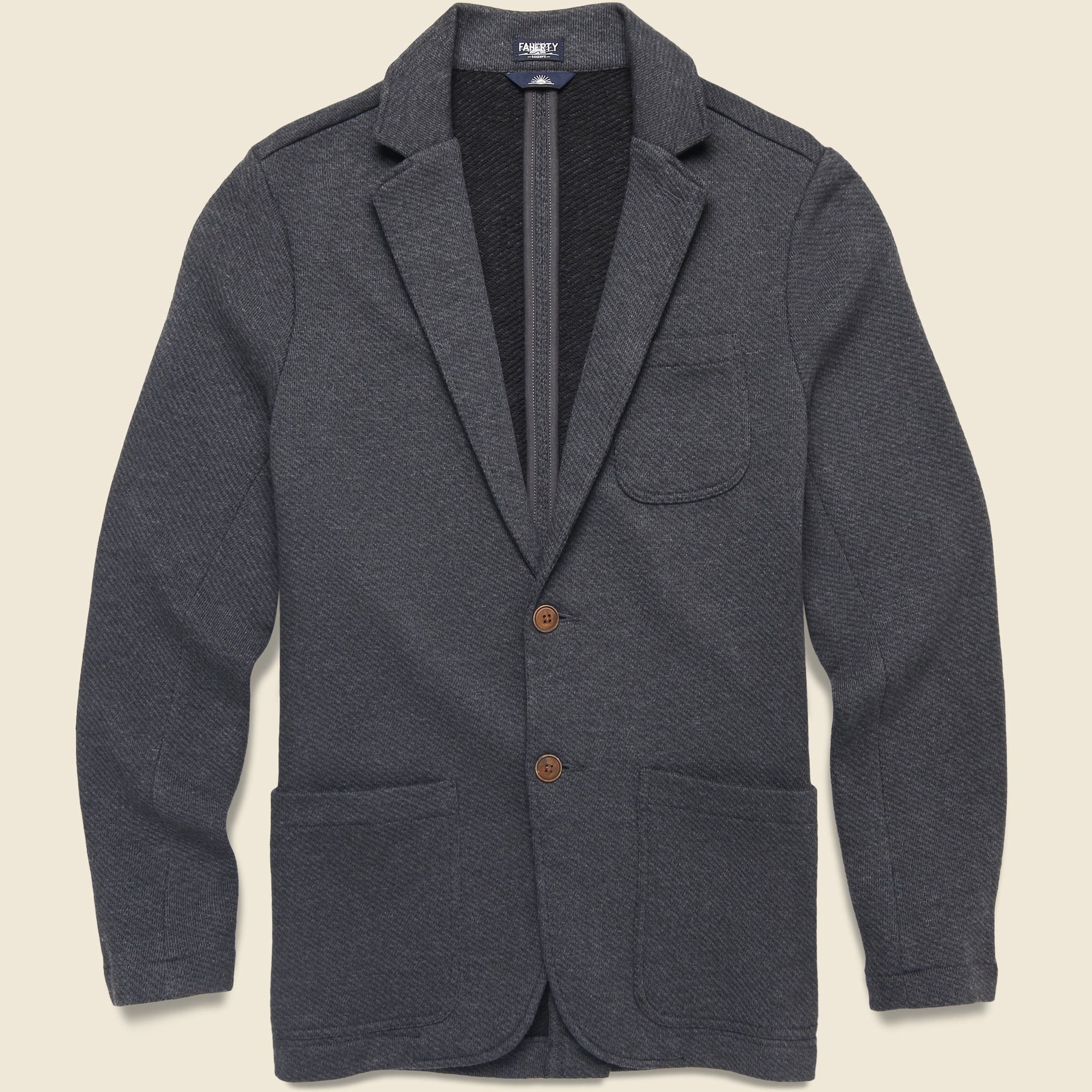 Inlet Blazer - Black Sky Melange