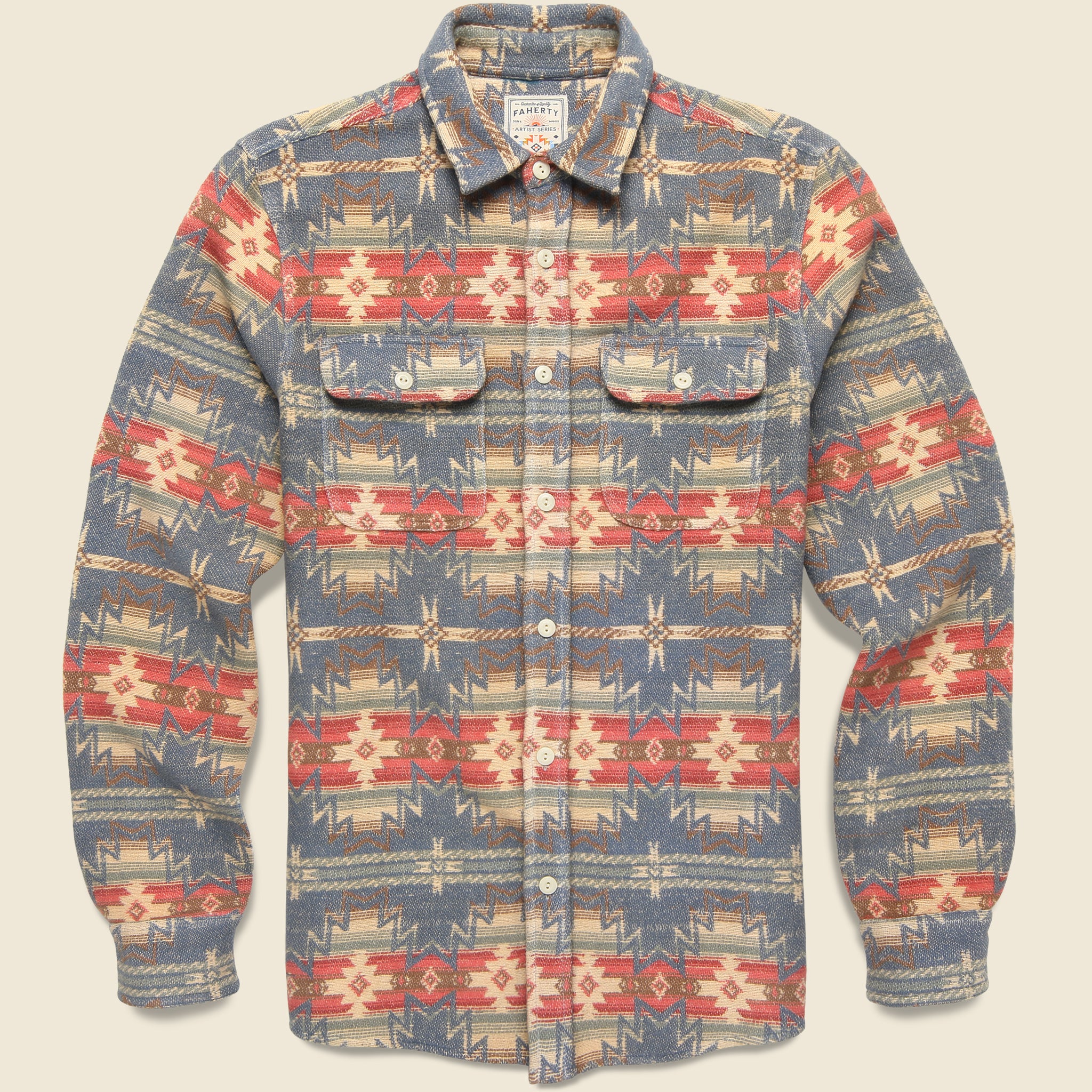 Canyon Overshirt - Fall Harvest - Faherty - STAG Provisions - Tops - L/S Woven - Other Pattern