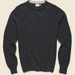 Jackson Crew Sweater - Wolf Black Heather - Faherty - STAG Provisions - Tops - Sweater