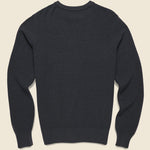 Jackson Crew Sweater - Wolf Black Heather - Faherty - STAG Provisions - Tops - Sweater