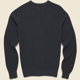 Jackson Crew Sweater - Wolf Black Heather - Faherty - STAG Provisions - Tops - Sweater