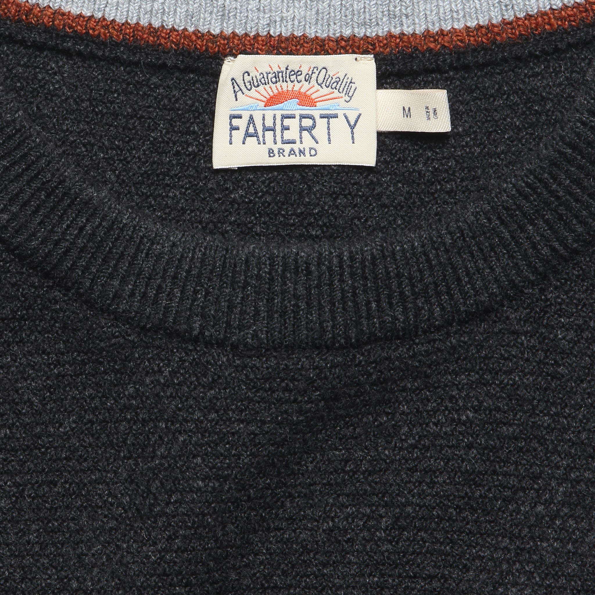 
                          Jackson Crew Sweater - Wolf Black Heather - Faherty - STAG Provisions - Tops - Sweater
                        
