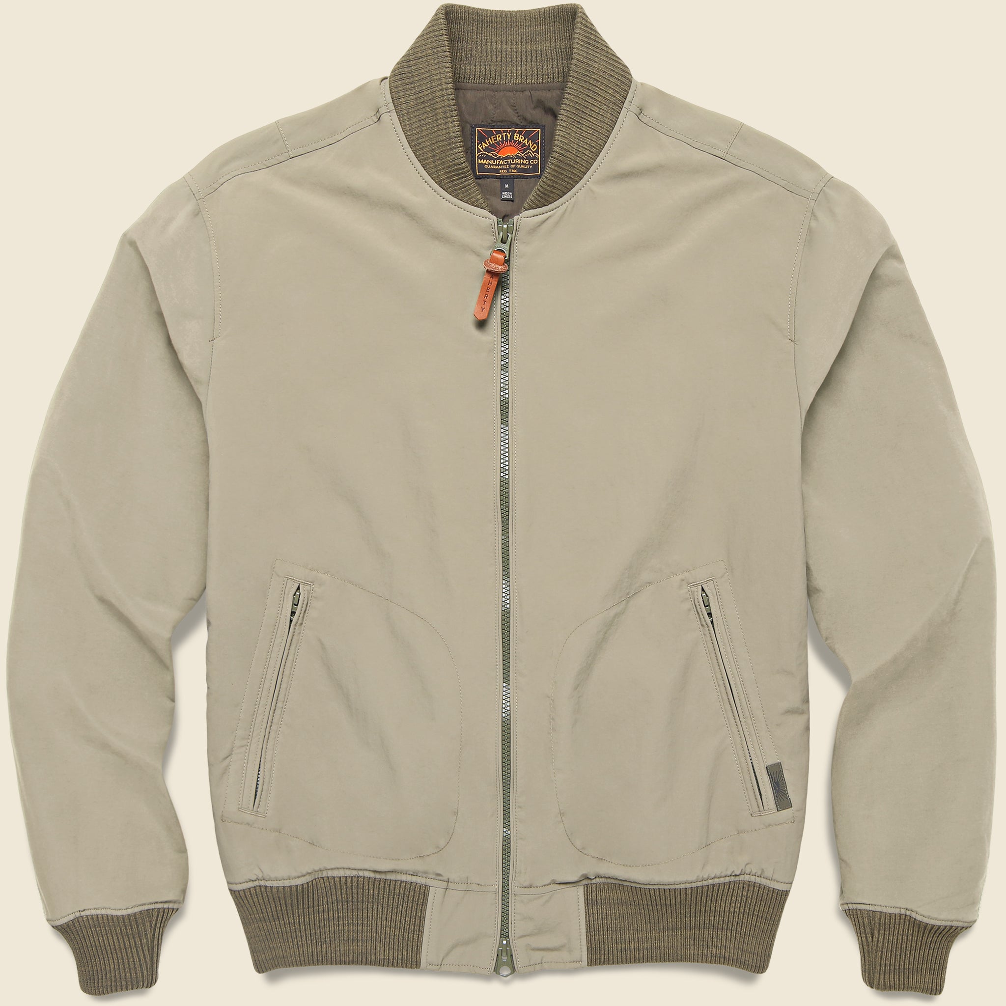 Military Bomber Jacket - Olive Valley - Faherty - STAG Provisions - Outerwear - Coat / Jacket