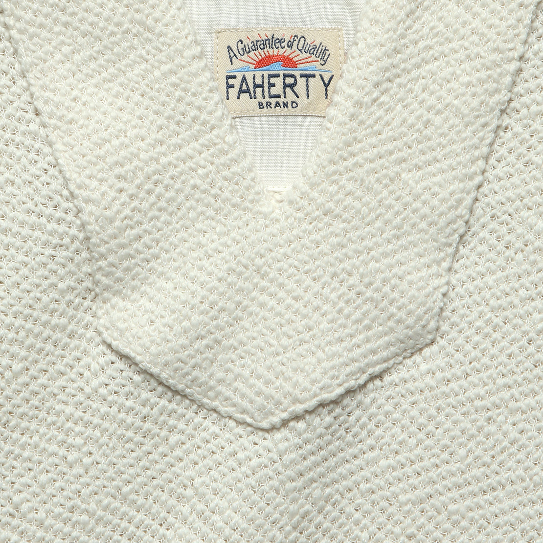 Whitewater Hoodie - Beach Pearl - Faherty - STAG Provisions - Tops - Fleece / Sweatshirt