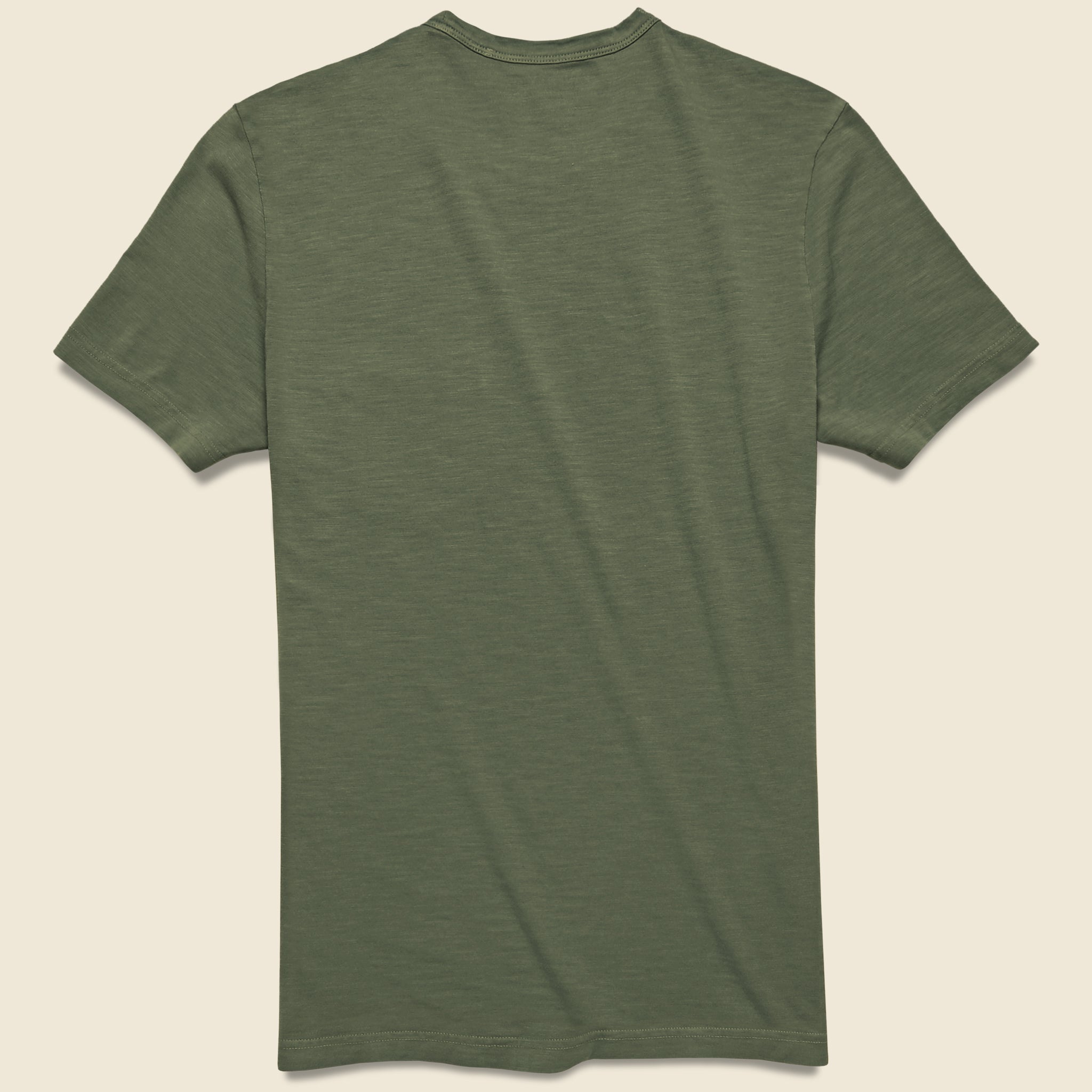 
                          Garment Dyed Pocket Tee - Olive - Faherty - STAG Provisions - Tops - S/S Tee
                        