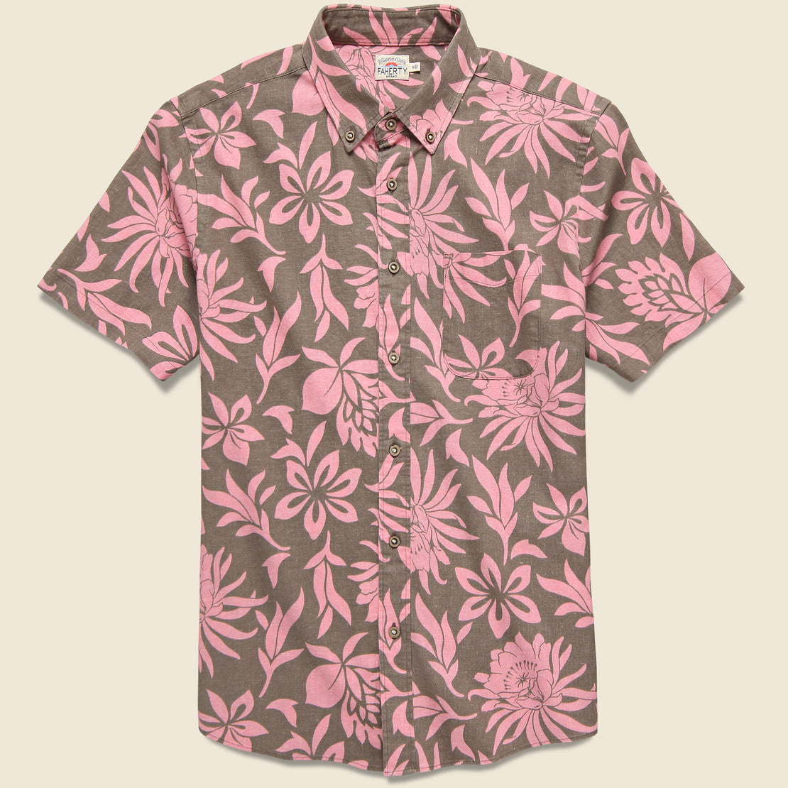 Faherty Breeze Shirt - Cedar Beach Blossom