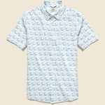 Movement Shirt - Ivory Endless Peaks - Faherty - STAG Provisions - Tops - S/S Woven - Other Pattern