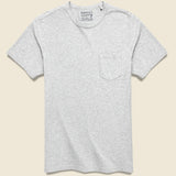 Garment Dyed Pocket Tee - Grey Heather - Faherty - STAG Provisions - Tops - S/S Tee