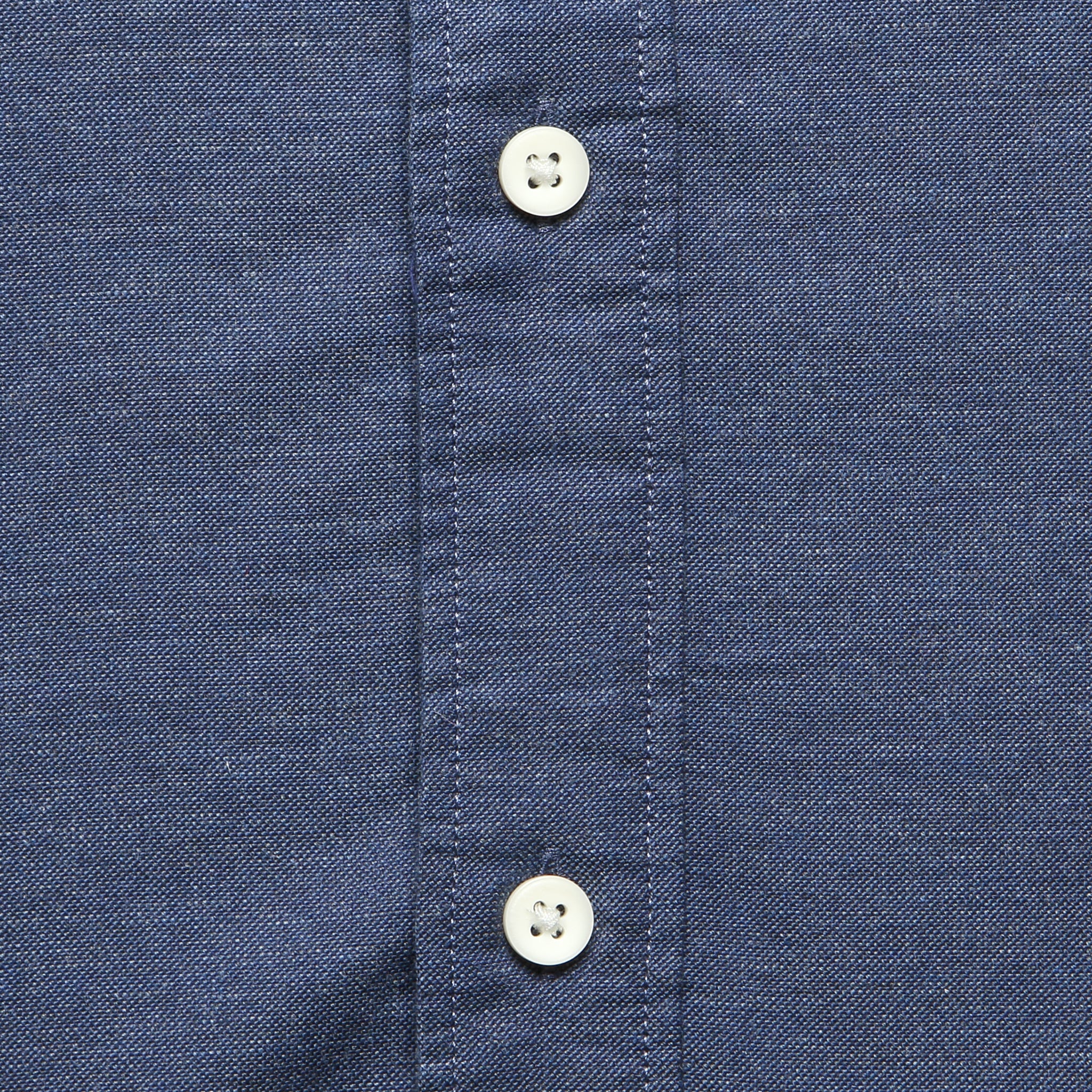 
                          Supima Oxford Shirt - Navy Heather - Faherty - STAG Provisions - Tops - L/S Woven - Solid
                        