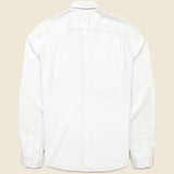 Supima Oxford Shirt - Pure White - Faherty - STAG Provisions - Tops - L/S Woven - Solid