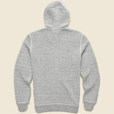 Whitewater Zip Hoodie - Grey Shell Loop - Faherty - STAG Provisions - Tops - Fleece / Sweatshirt