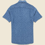 Palma Linen Shirt - Ocean Ditsy - Faherty - STAG Provisions - Tops - S/S Woven - Floral