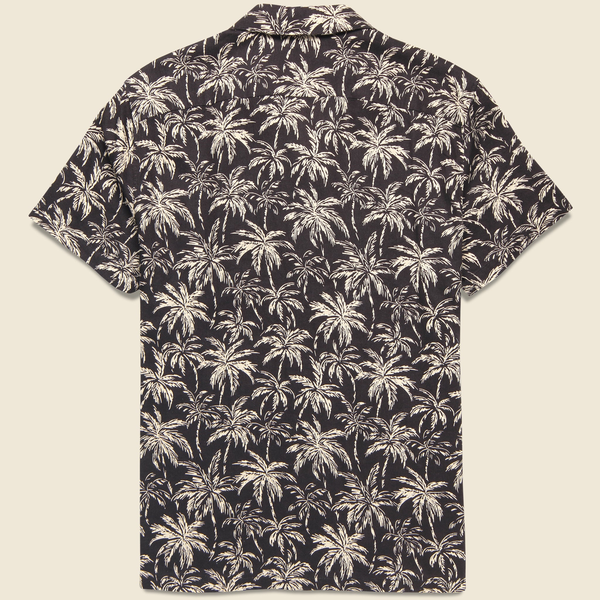 
                          Hemp Blend Camp Shirt - Charcoal Tropic Trees - Faherty - STAG Provisions - Tops - S/S Woven - Floral
                        