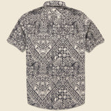 Breeze Shirt - Black Kaula - Faherty - STAG Provisions - Tops - S/S Woven - Other Pattern