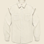Chambray Workshirt - Coastal Cream - Faherty - STAG Provisions - Tops - L/S Woven - Solid