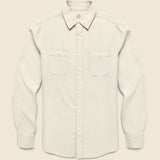 Chambray Workshirt - Coastal Cream - Faherty - STAG Provisions - Tops - L/S Woven - Solid