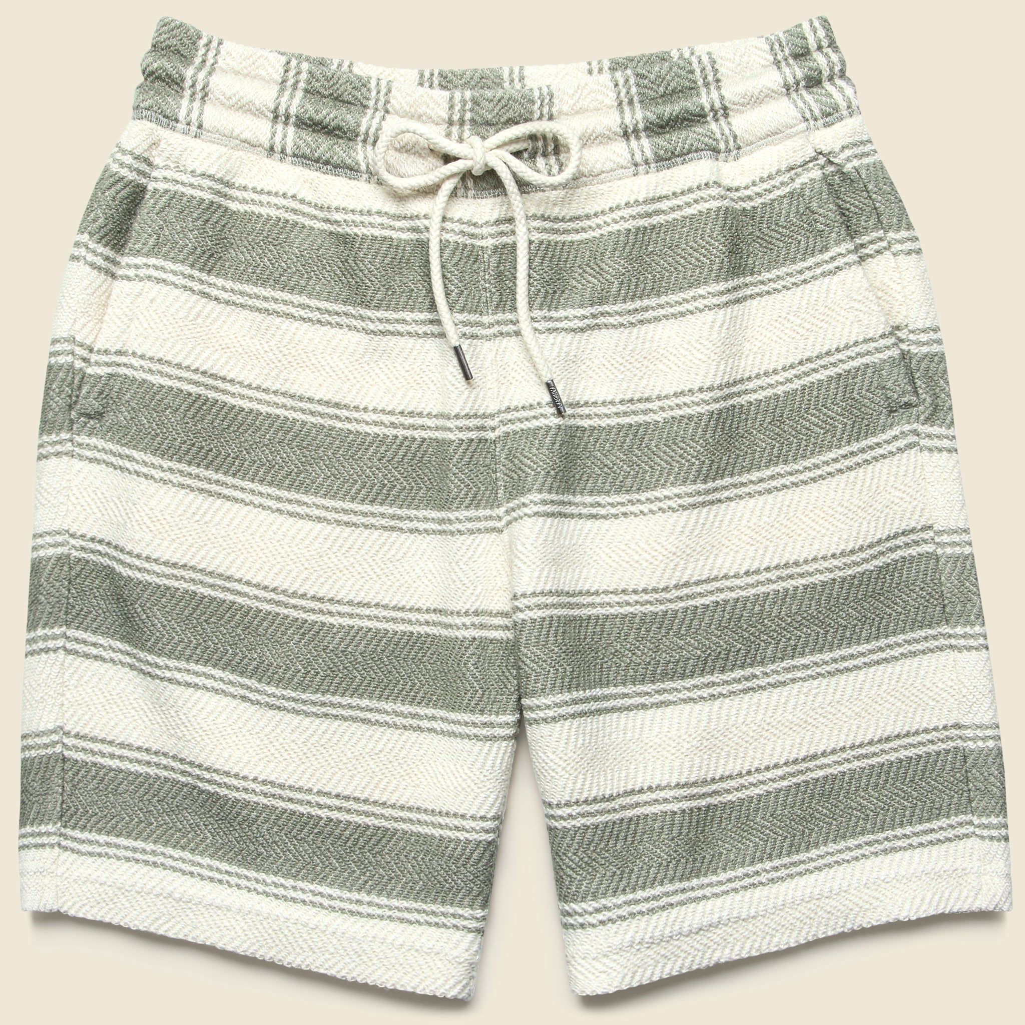 8" Whitewater Sweatshorts - Shell Point Stripe